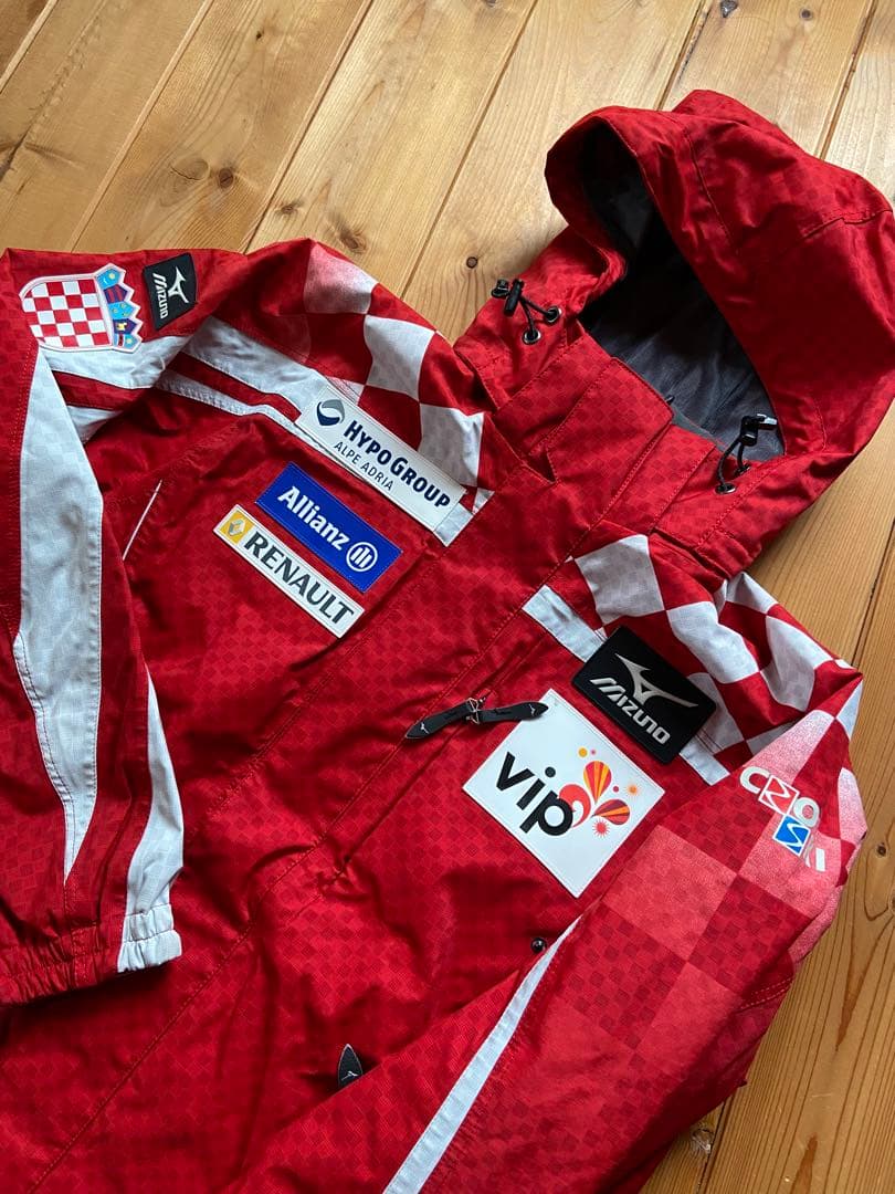 Mizuno ミズノ クロアチア代表モデル スキーウェア上下セット Ｌサイズ