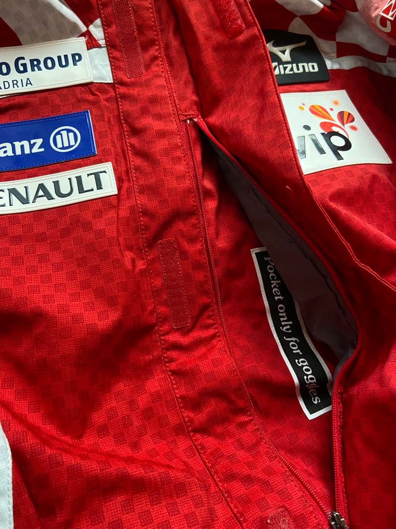 Mizuno ミズノ クロアチア代表モデル スキーウェア上下セット Ｌサイズ