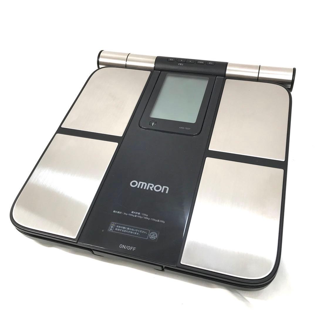 OMRON オムロン 体重 体組成計 カラダスキャン ブラック KRD-703T