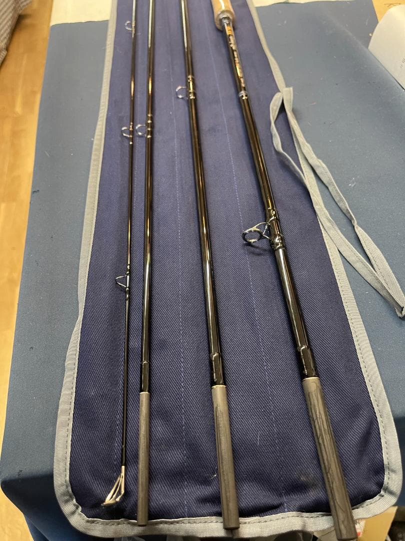 KⅡ猫王14.8ｆｔ　9/10　フライフィッシング　フライロッド　フライリール