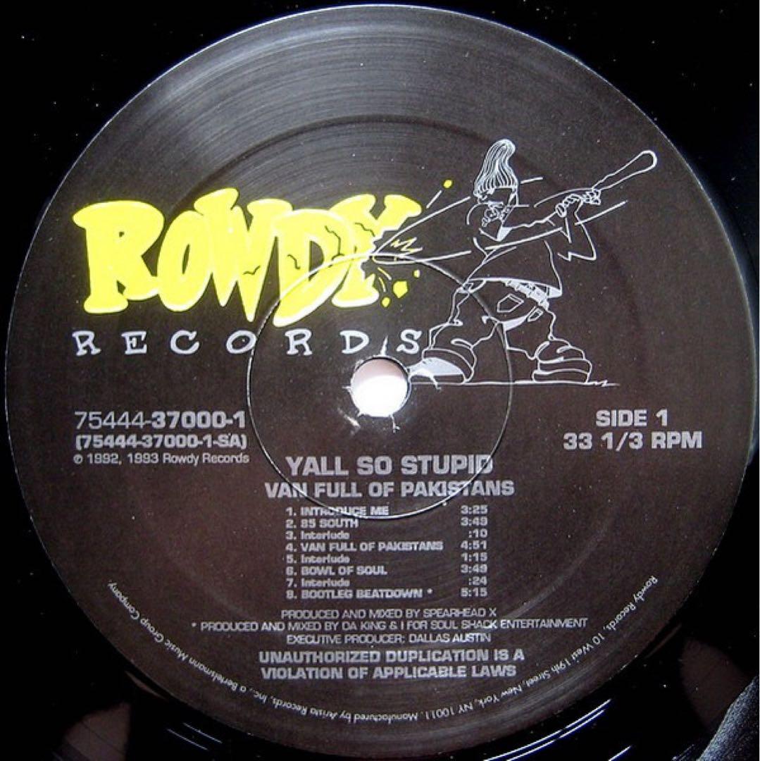 YALL SO STUPID 【VAN FULL OF PAKISTANS】LP