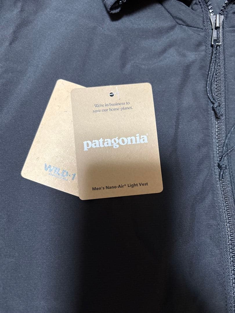 パタゴニア patagonia ナノ・エア・ライト・ベスト メンズ ブラック Ｌ