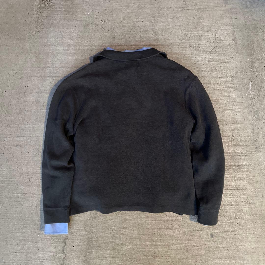 Polo Ralph Lauren ハーフジップ ニット グレー シャツセット