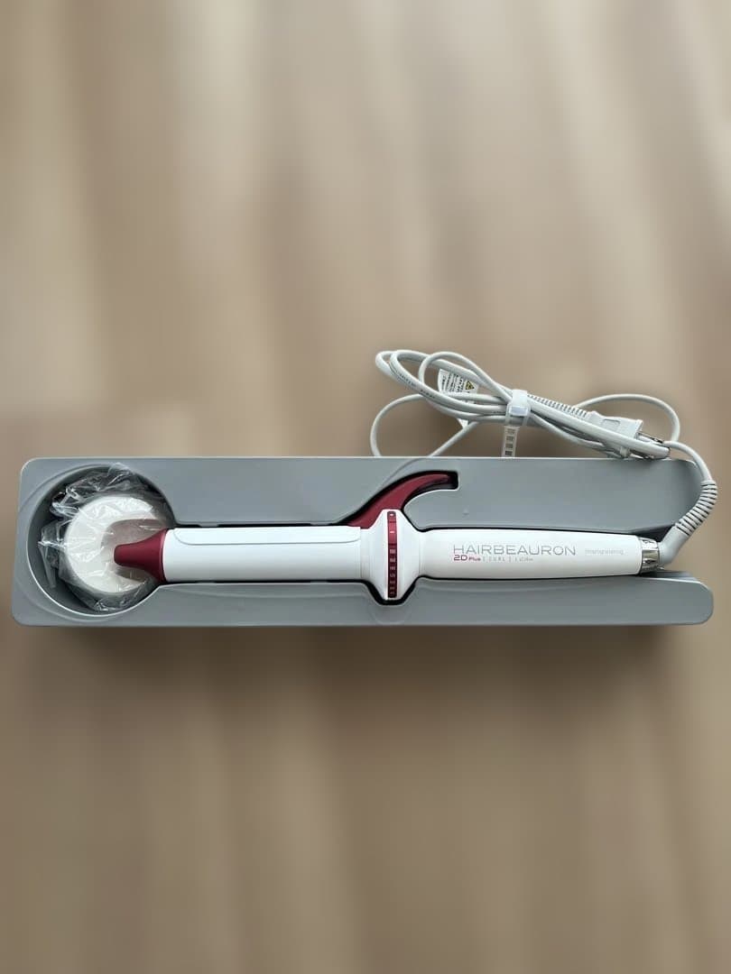 さんご‼️美品‼️ヘアービューロン2Dプラス　34mm カールアイロン