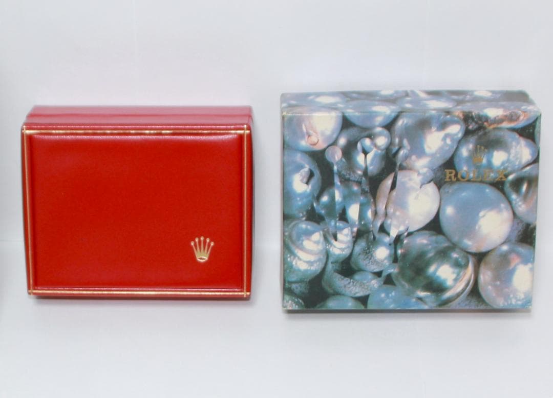 ロレックス デイトジャストの保管箱と外箱