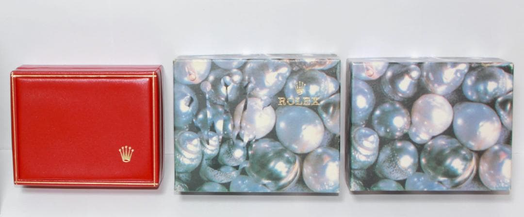 ロレックス デイトジャストの保管箱と外箱