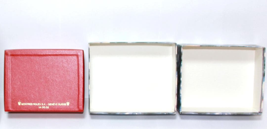 ロレックス デイトジャストの保管箱と外箱