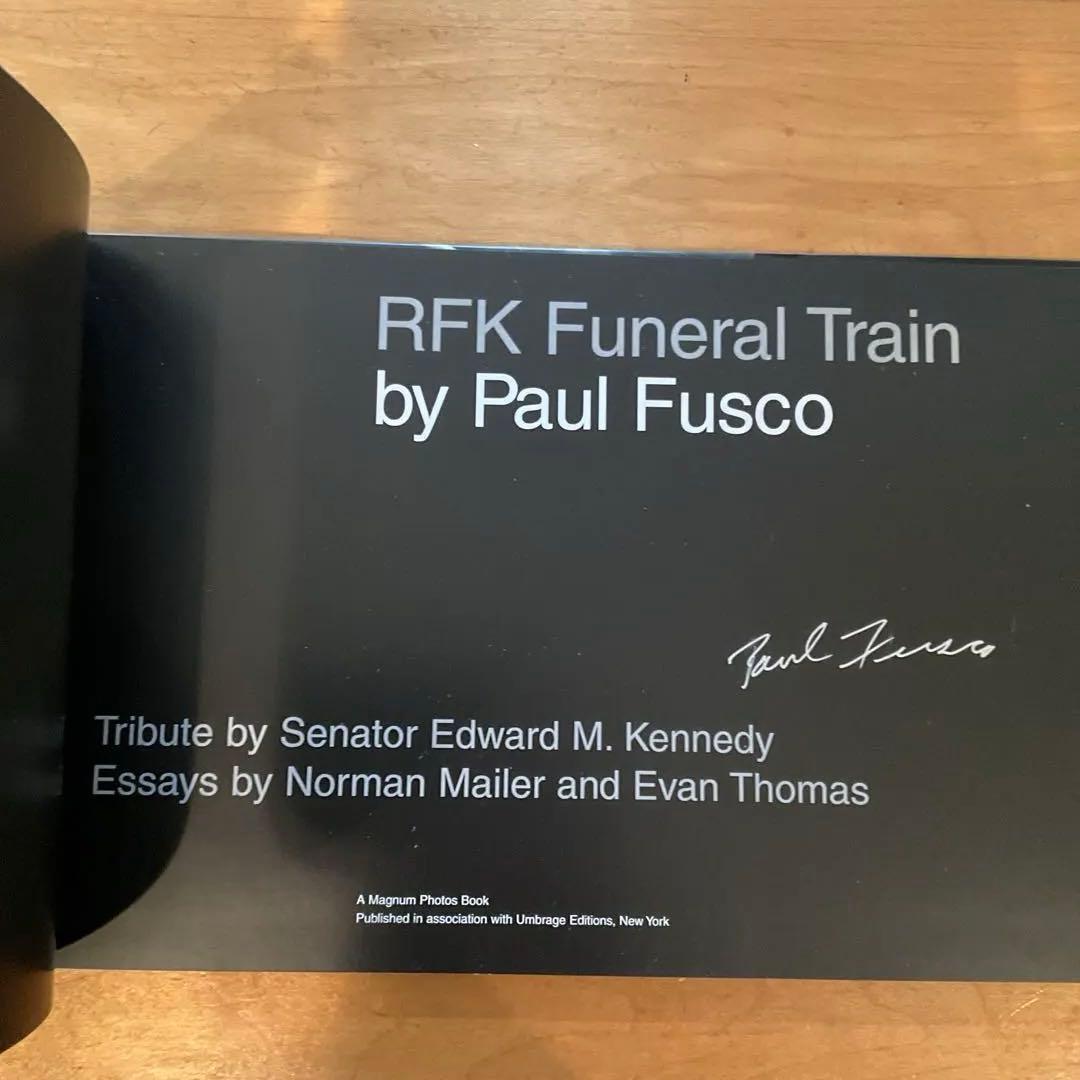 Paul Fusco / RFK Funeral Train サイン入り初版