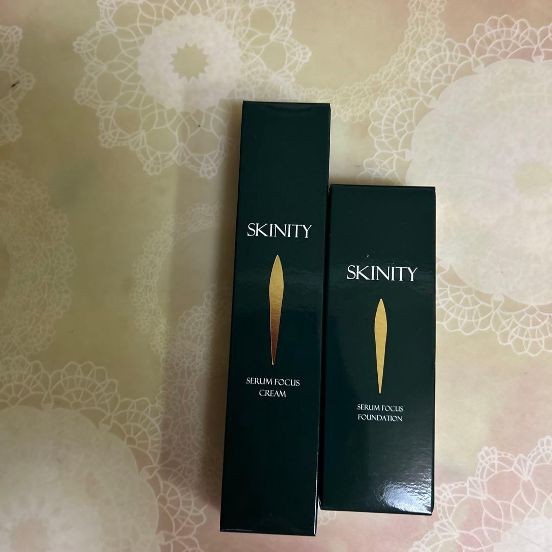 新品スキニティセラムフォーカスクリーム＆ビューティーセラムファンデーション