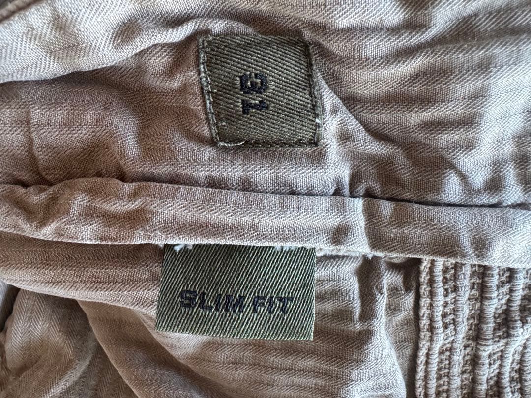 【着用1回】INCOTEXインコテックス 100型 トリコチノ グレージュ 31