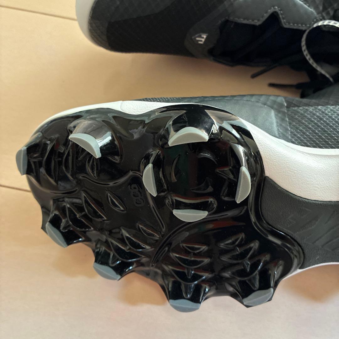 ★アイシールド22　Nike トラウト9 スパイク　ブラック/グレー