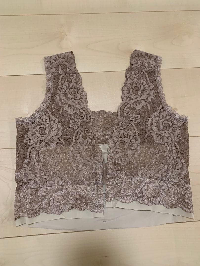 ワフレ　wafure　和装ブラジャー　カメリア　カフェモカベージュM