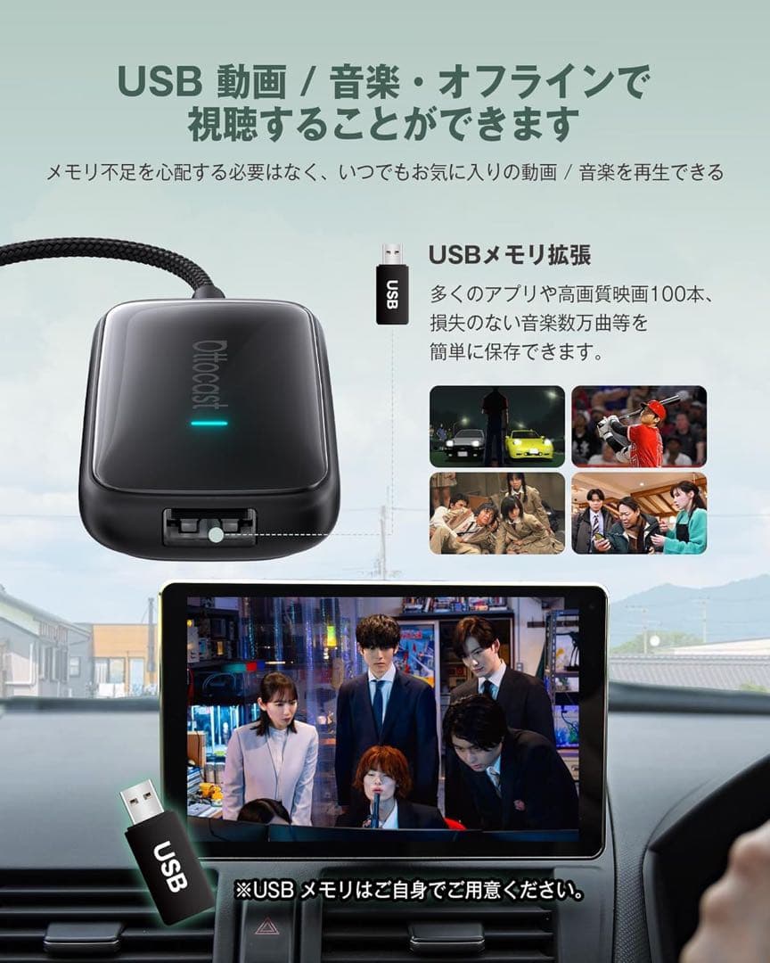 オットキャスト Play2Video Ultra リモコン付 新品