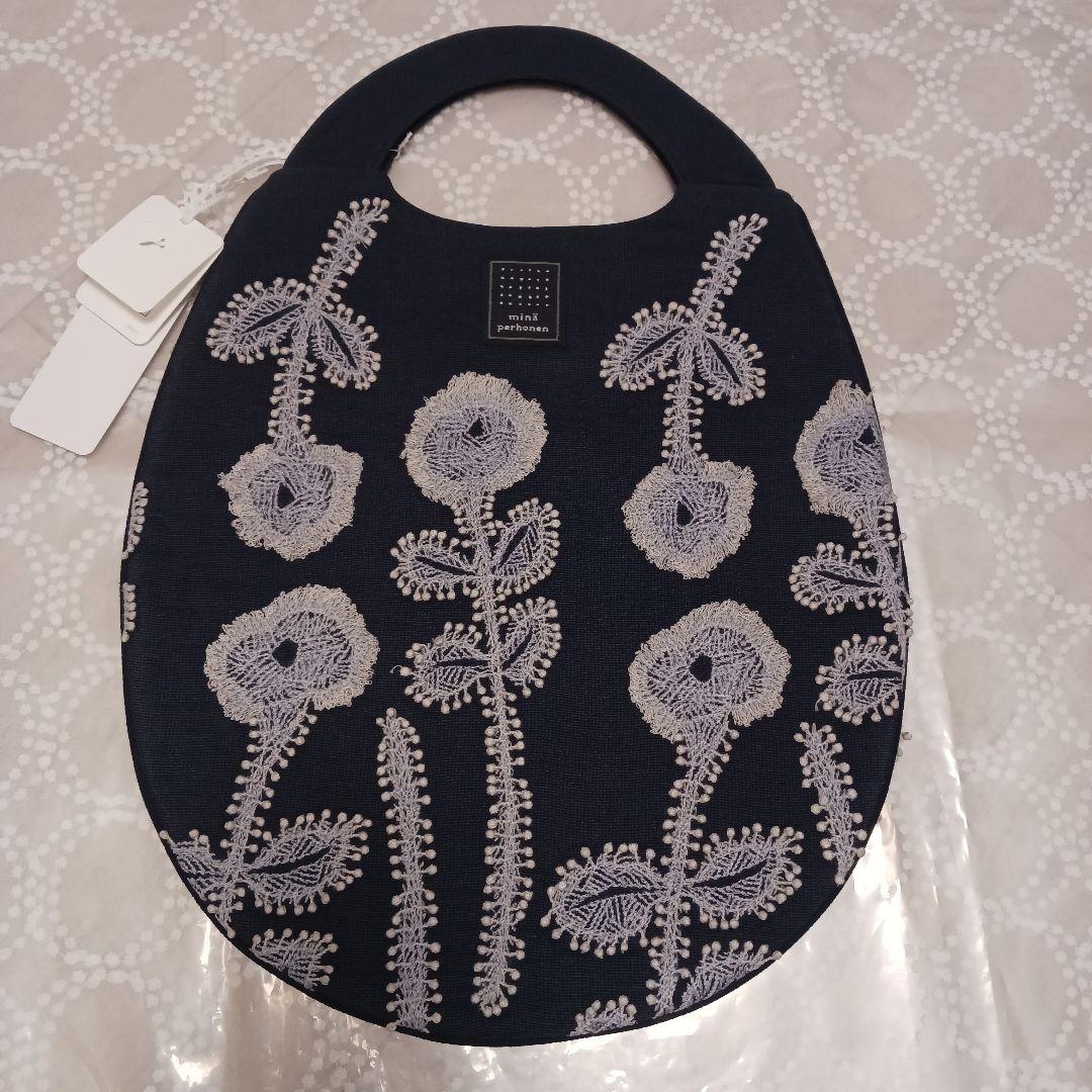 ミナペルホネン　エッグバッグ　バッグ　バック　frost garden