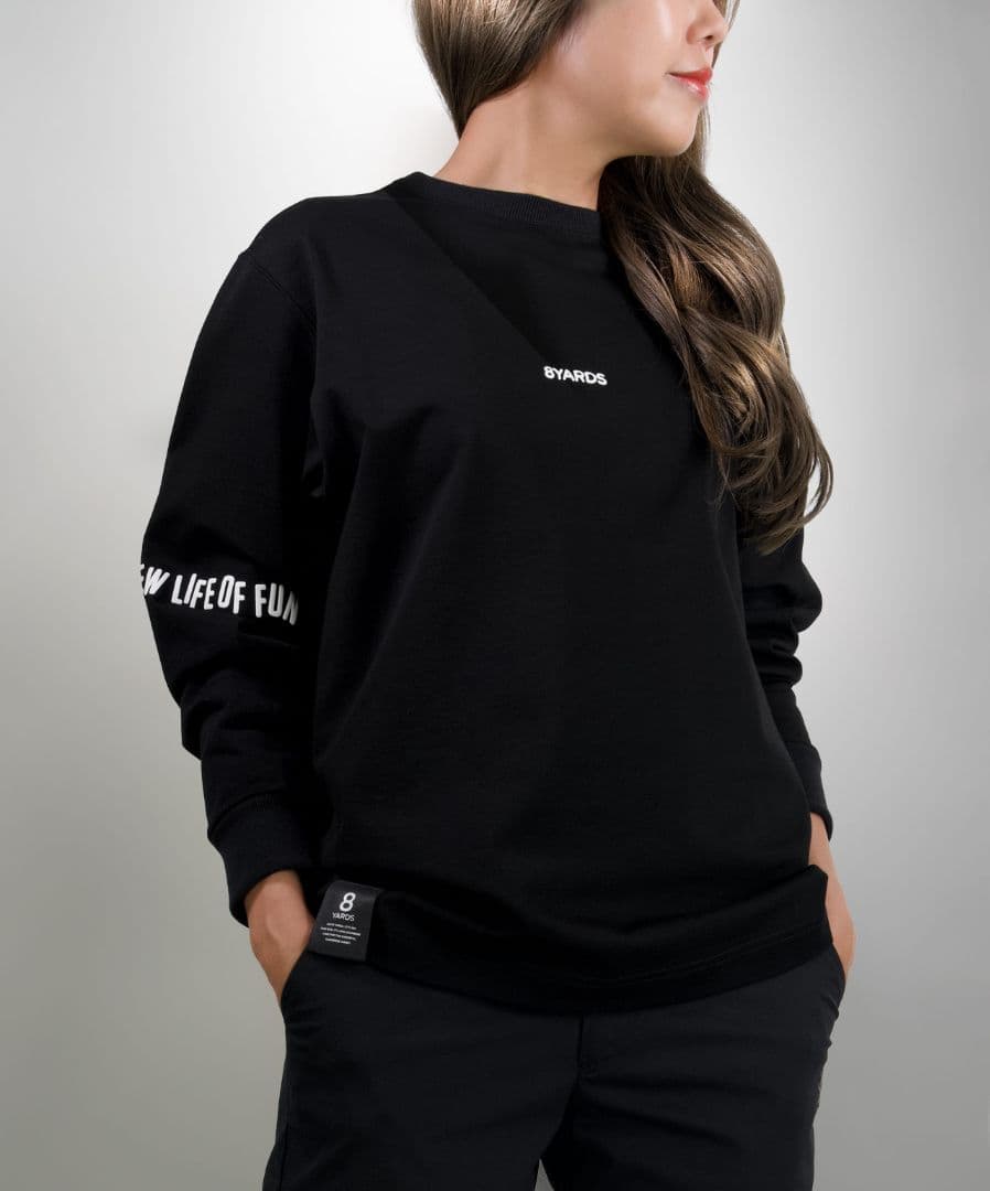 美品　8YARDS ブラック 長袖トレーナーS 未使用に近い　完売品