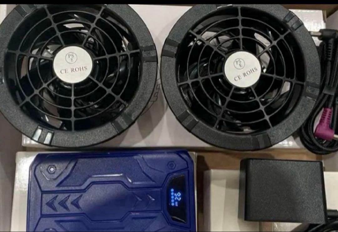 40Vバッテリー搭載強力ファンセット