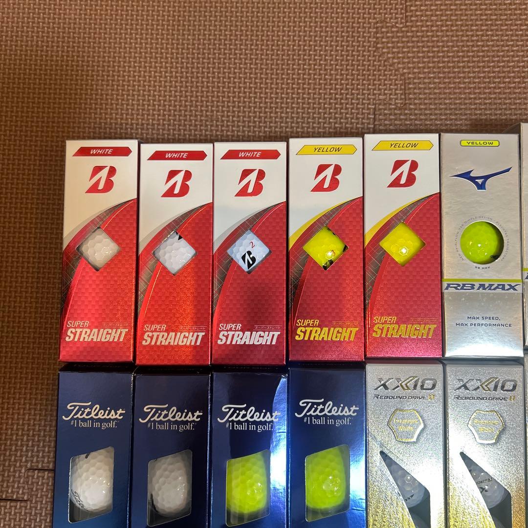 ゴルフボールセット24スリーブ➕1