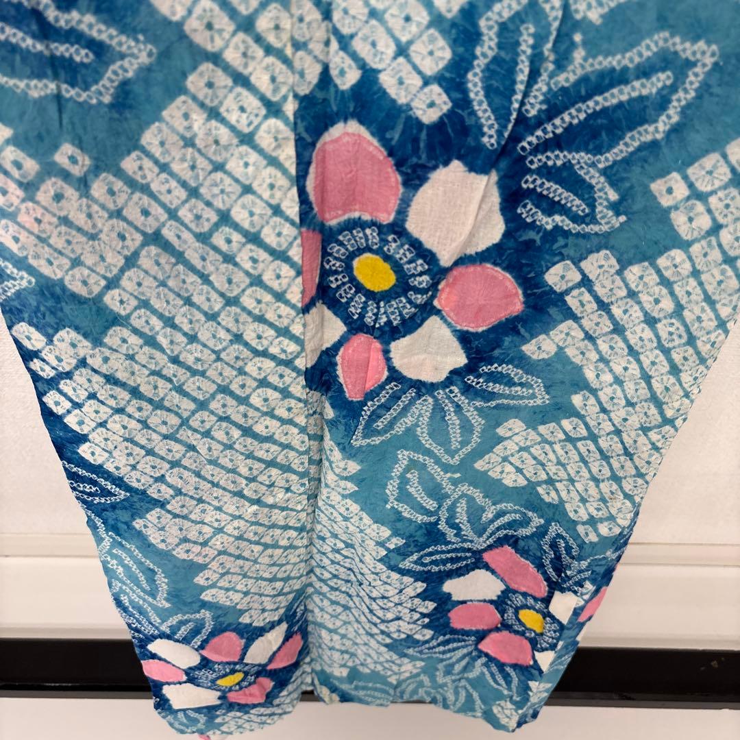 き*り様 AK-7778 有松鳴海絞り 浴衣 夏着物 色味の良い 夏物 着物 木