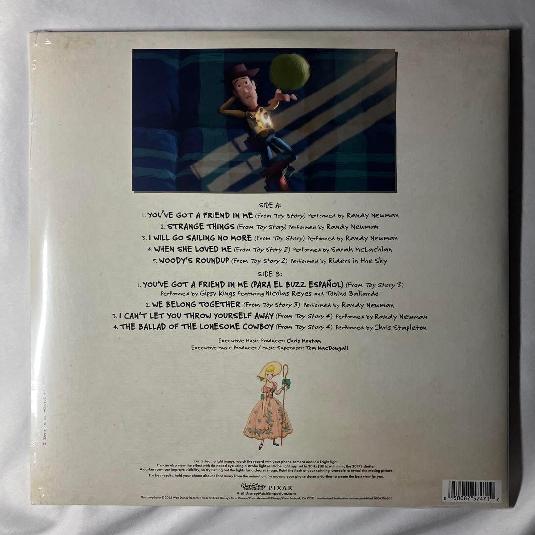 完売　入手困難　30周年記念　トイ・ストーリー　ゾートロープ・レコード