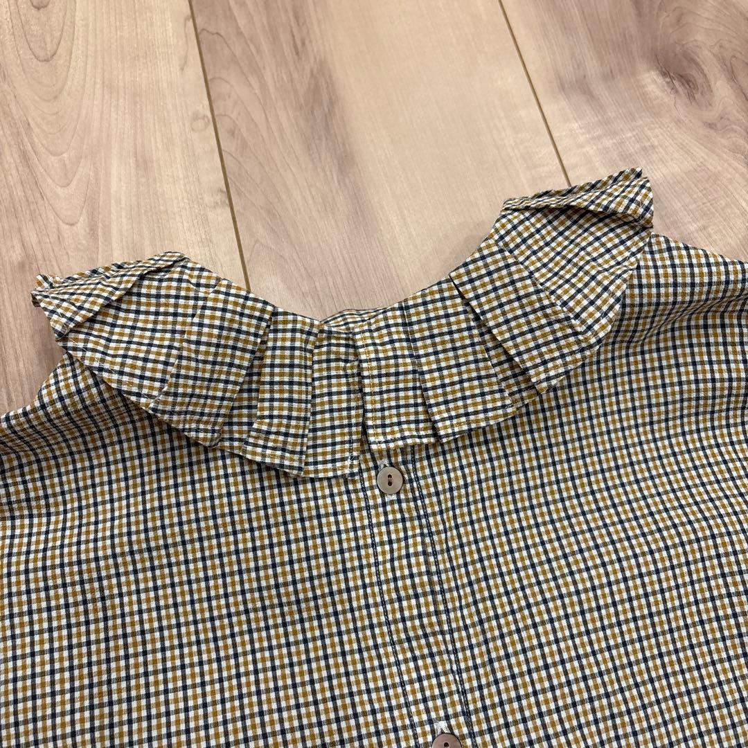 THE SHINZONE [ザ シンゾーン] コットンフリルブラウス