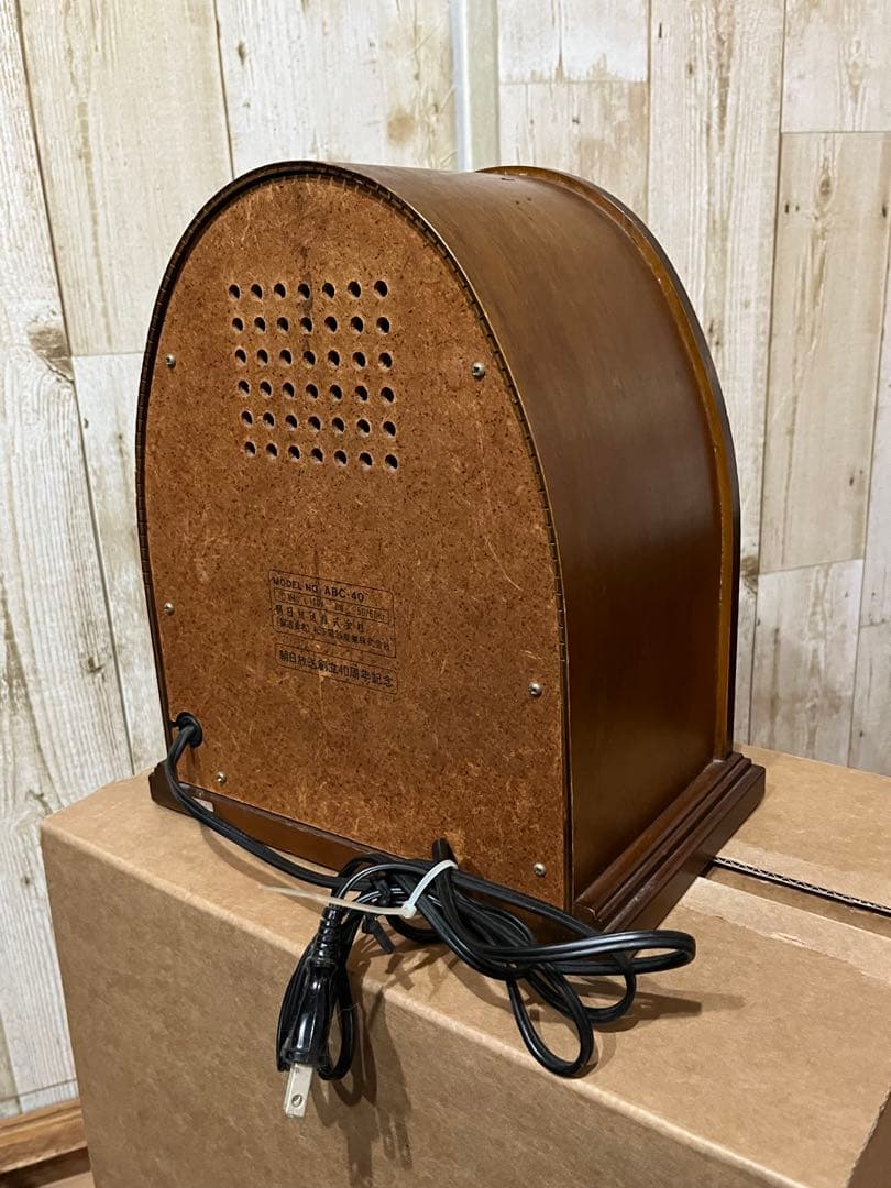 朝日放送　40周年記念品　松下電器製　AM FM レトロ調　ラジオ　中古品