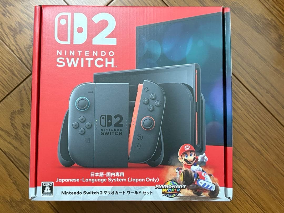 【新品未使用】Nintendo Switch 2 マリオカートセット 日本語対応