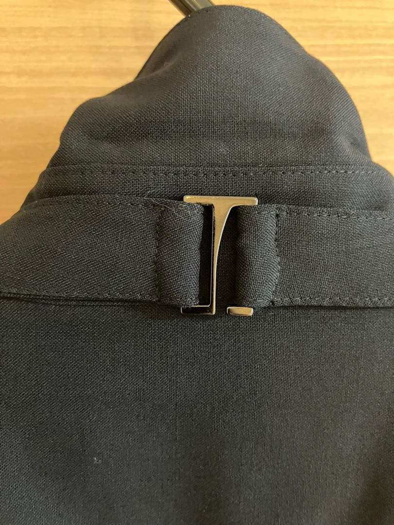 未使用 Curensology カレンソロジー カマーベストシャツ ウール 紺