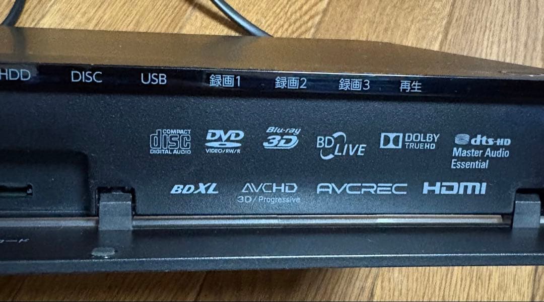 TOSHIBA DBR-T450 ブルーレイレコーダー リモコン ケーブル等付