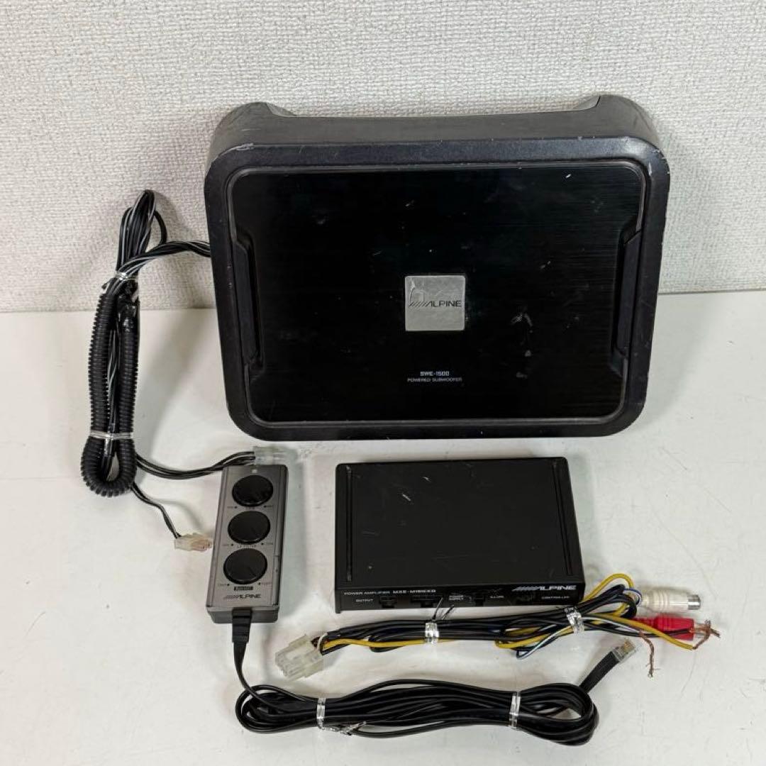 Alpine アルパイン SWE-1500 パワード サブウーファー アンプ