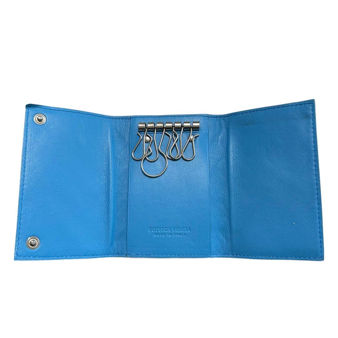 ボッテガヴェネタ イントレチャート 6連 キーケース レザー RFid搭載