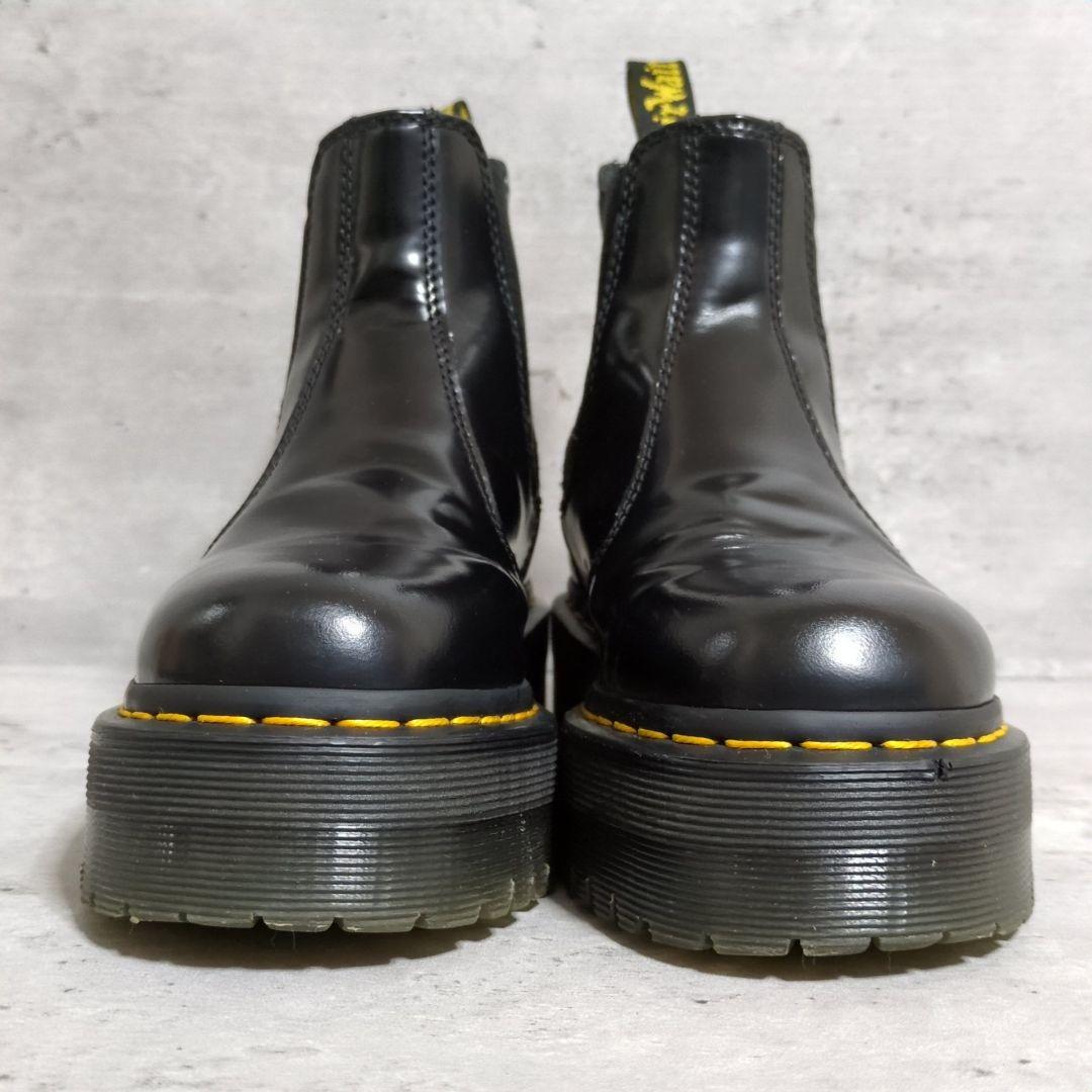 美品✨【ドクターマーチン】2976 QUAD☆サイドゴアブーツ☆厚底☆UK4