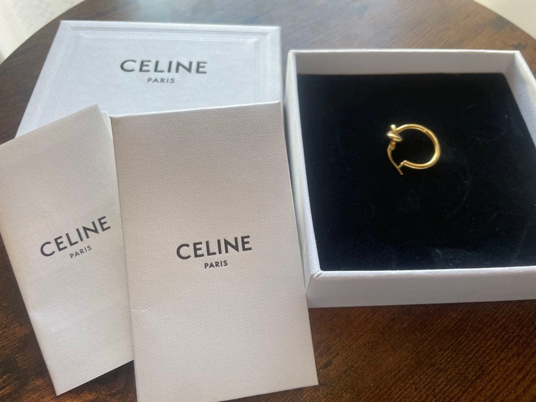 セリーヌ CELINE ノット スモールフープ