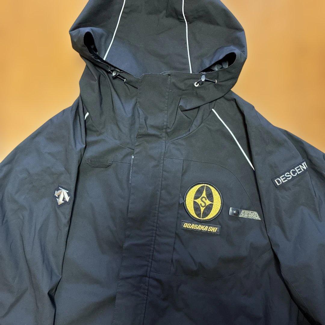 もっくんDESCENT OGASAKAフード付きロングコート