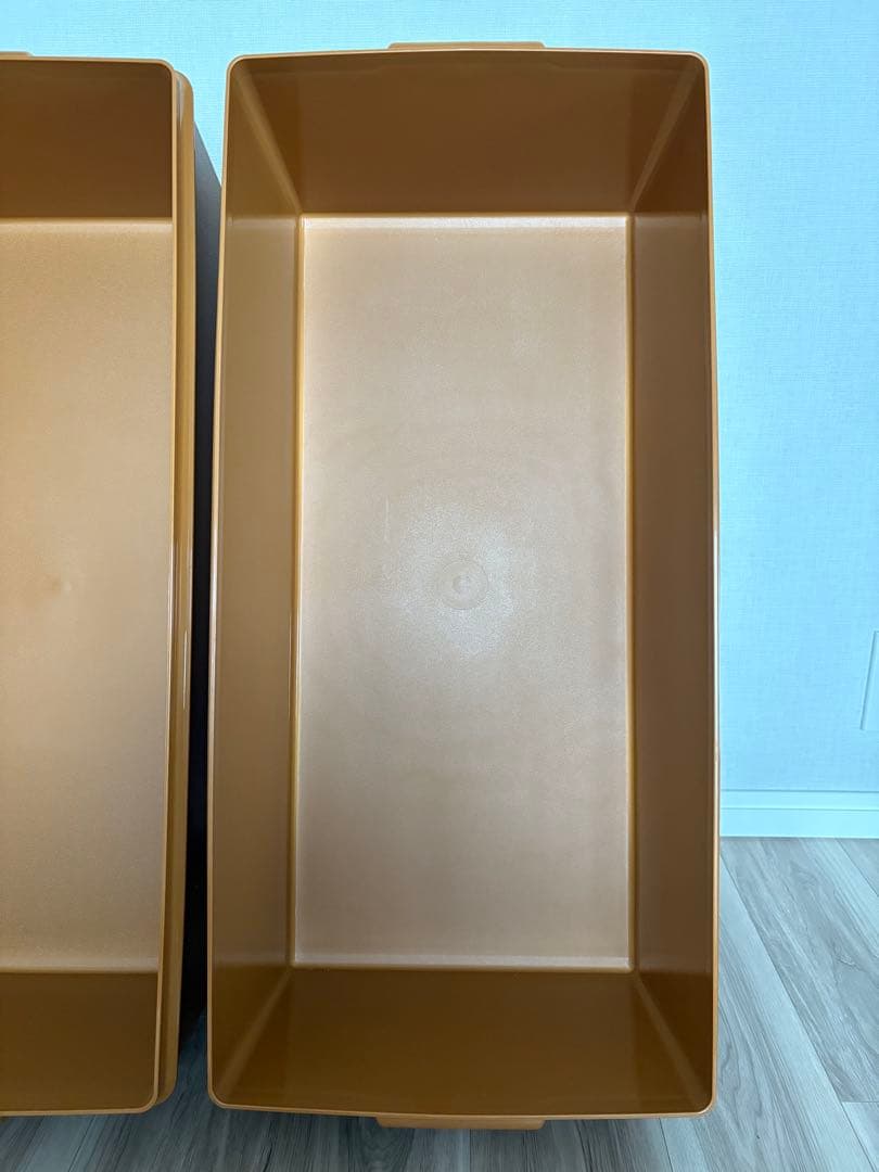 美品❕タッパーウェア ディープロングスーパーケース2個セット