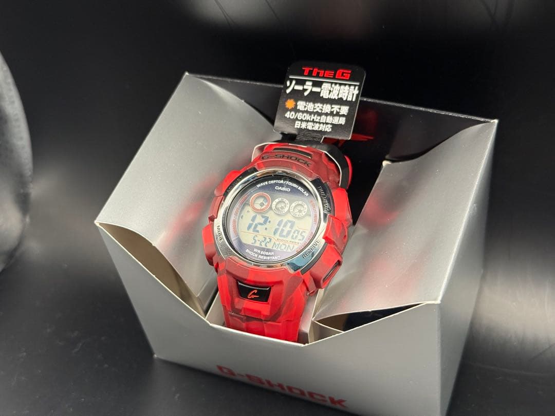 CASIO G-SHOCK GW-300CFJ-4JF 電波ソーラー赤迷彩美品