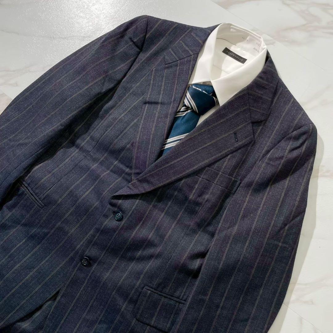 美品✨Burberrys バーバリー　セットアップ　スーツ　ネイビー　AB XL