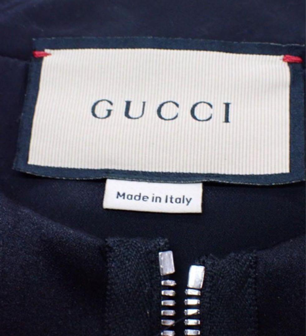 ✨ハンガー保存袋つき✨GUCCI グッチ ミニワンピース ジップアップ