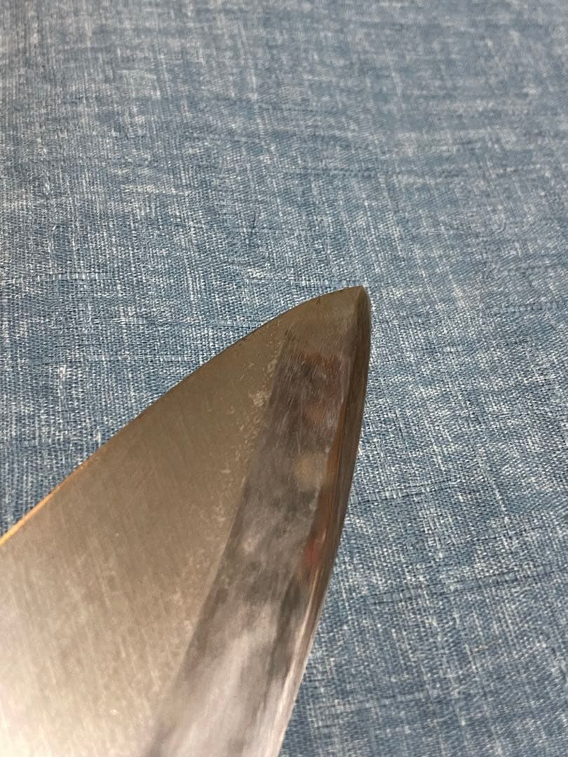 正本　秀　大出刃包丁　刃渡り22センチ