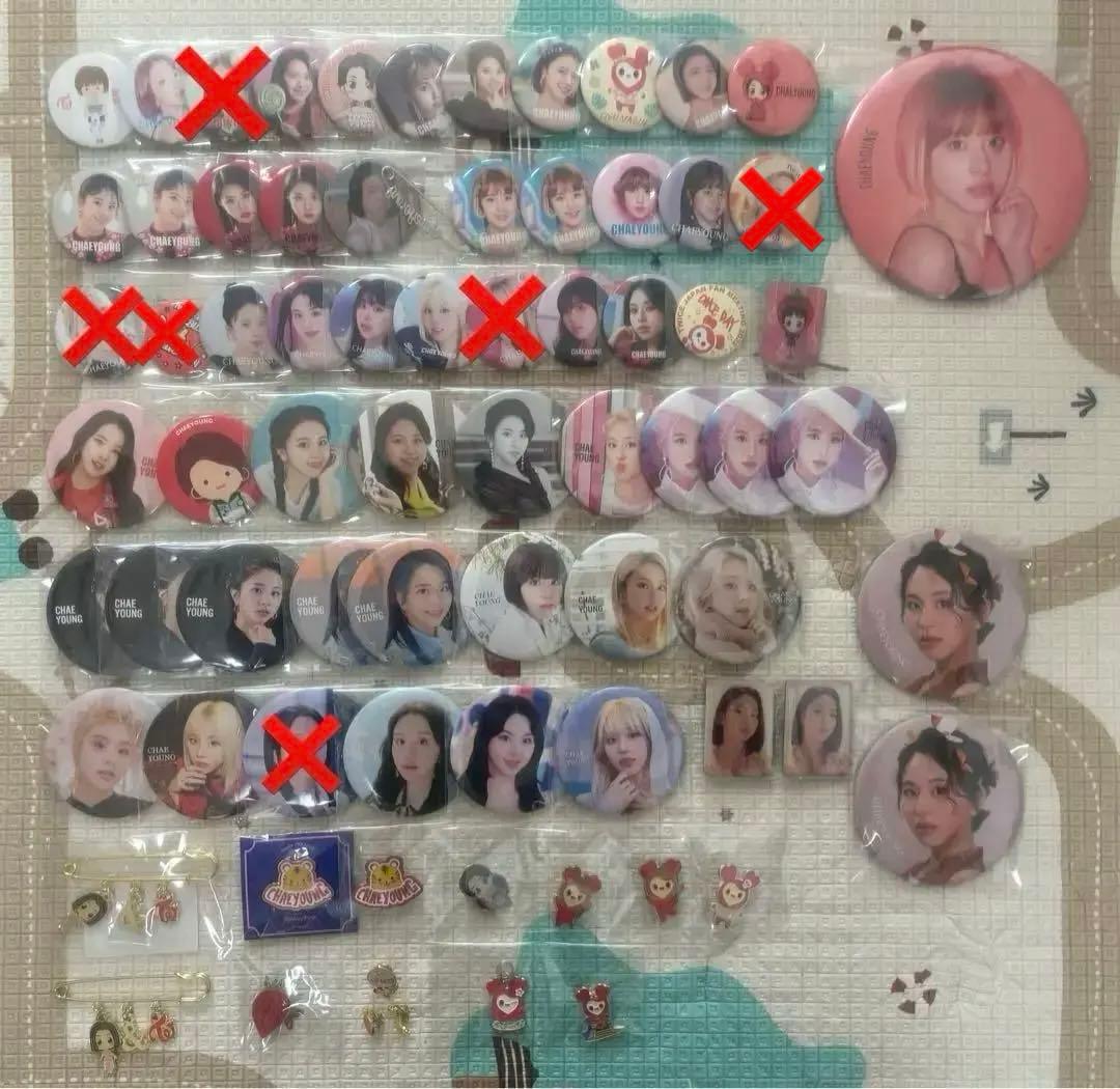 TWICE チェヨン 缶バッジ まとめ売り