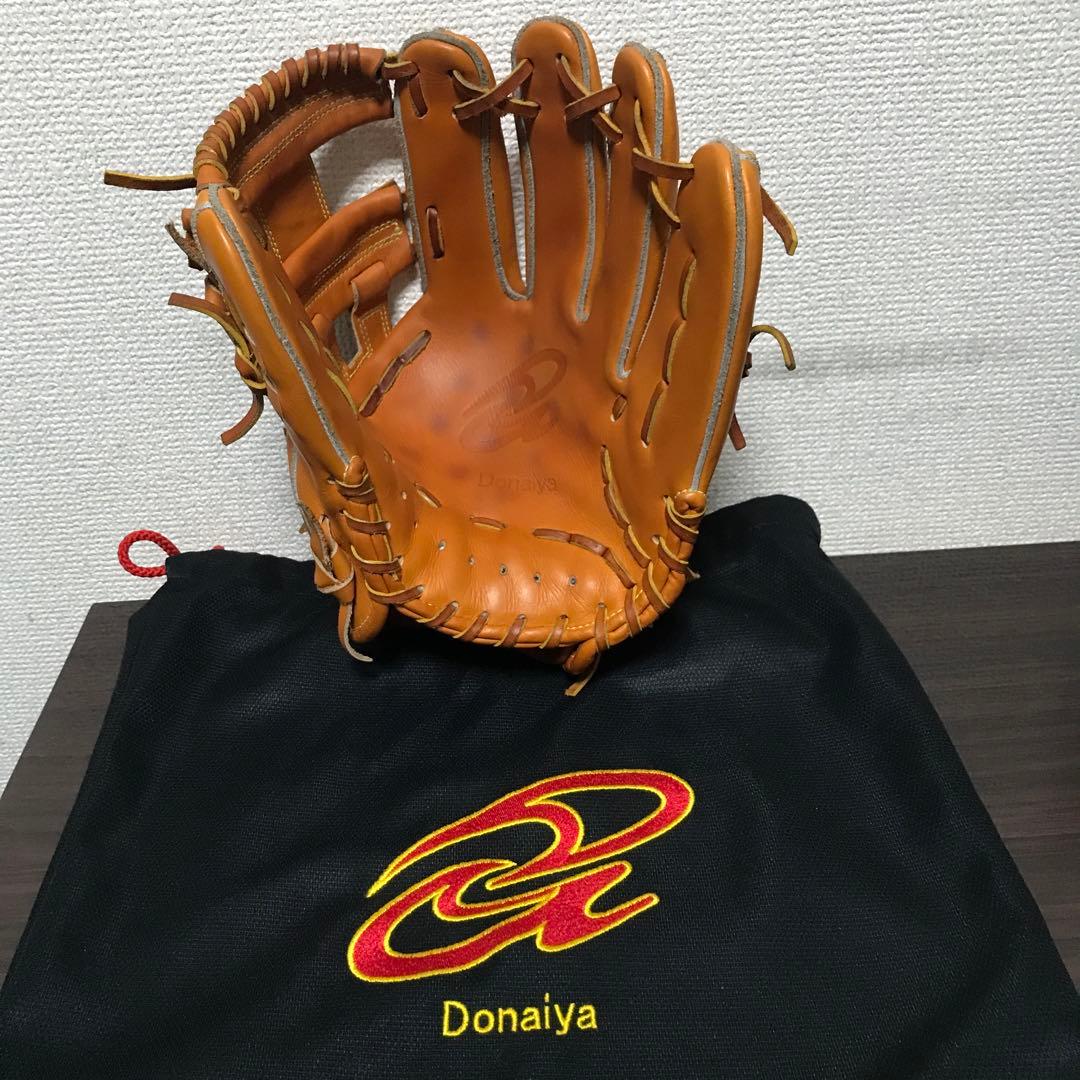 Donaiya 軟式野球グローブ オレンジ値下げ交渉可