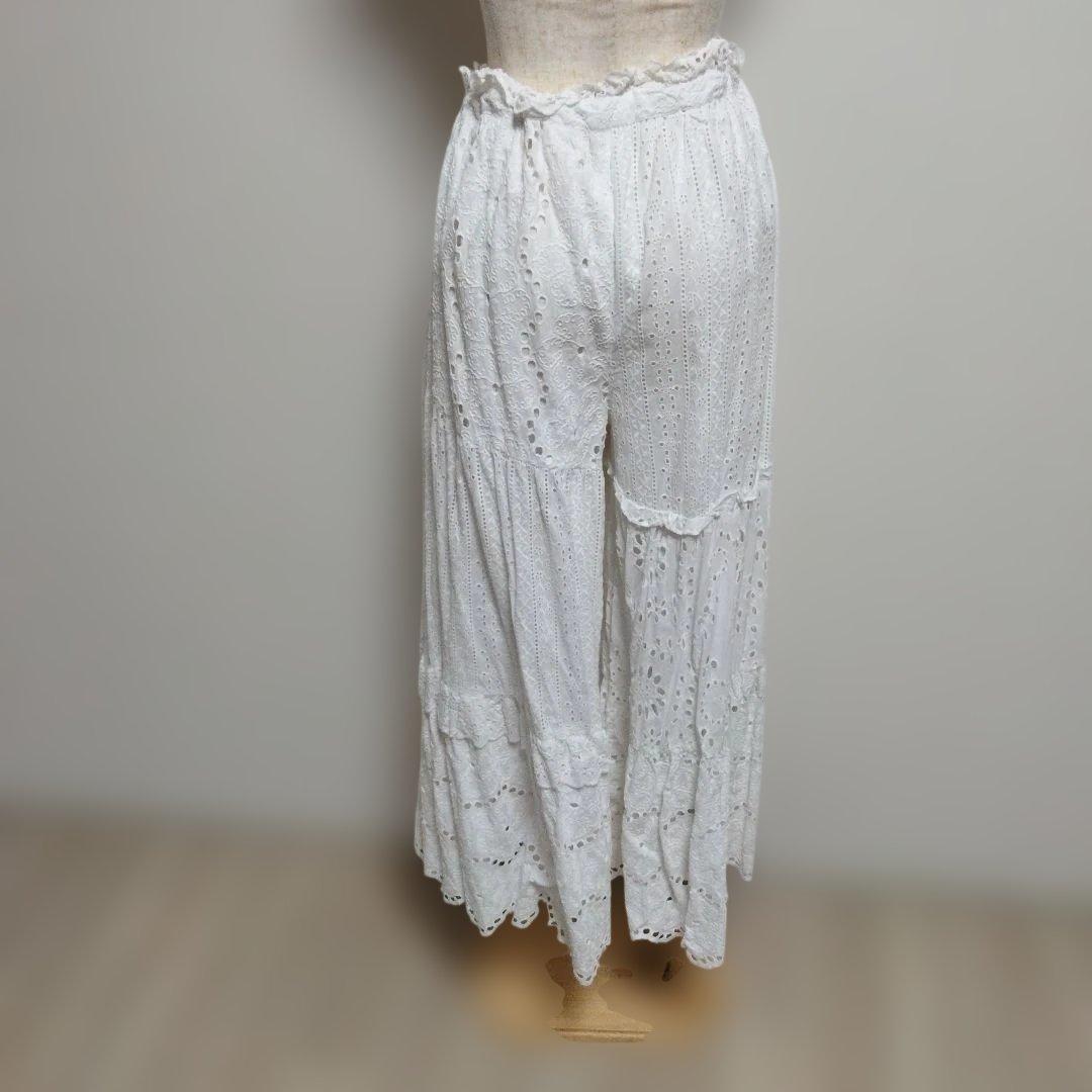 ハコさま　専用フリーダFreada レースギャザー ワイドパンツ