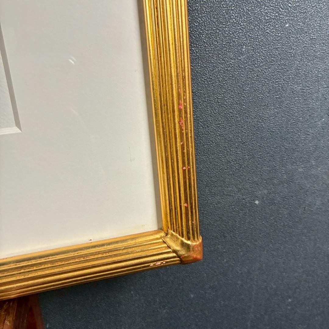 児玉幸雄「村の朝市」リトグラフ 直筆サイン有 お洒落な額装 パリ フランス