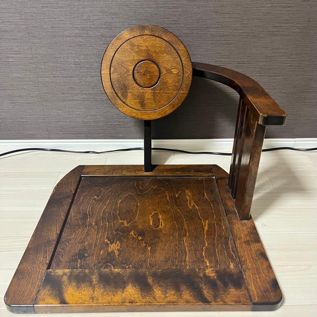 希少　星野民藝 座椅子 二脚セット 民芸家具 無垢材 和家具　星野民芸