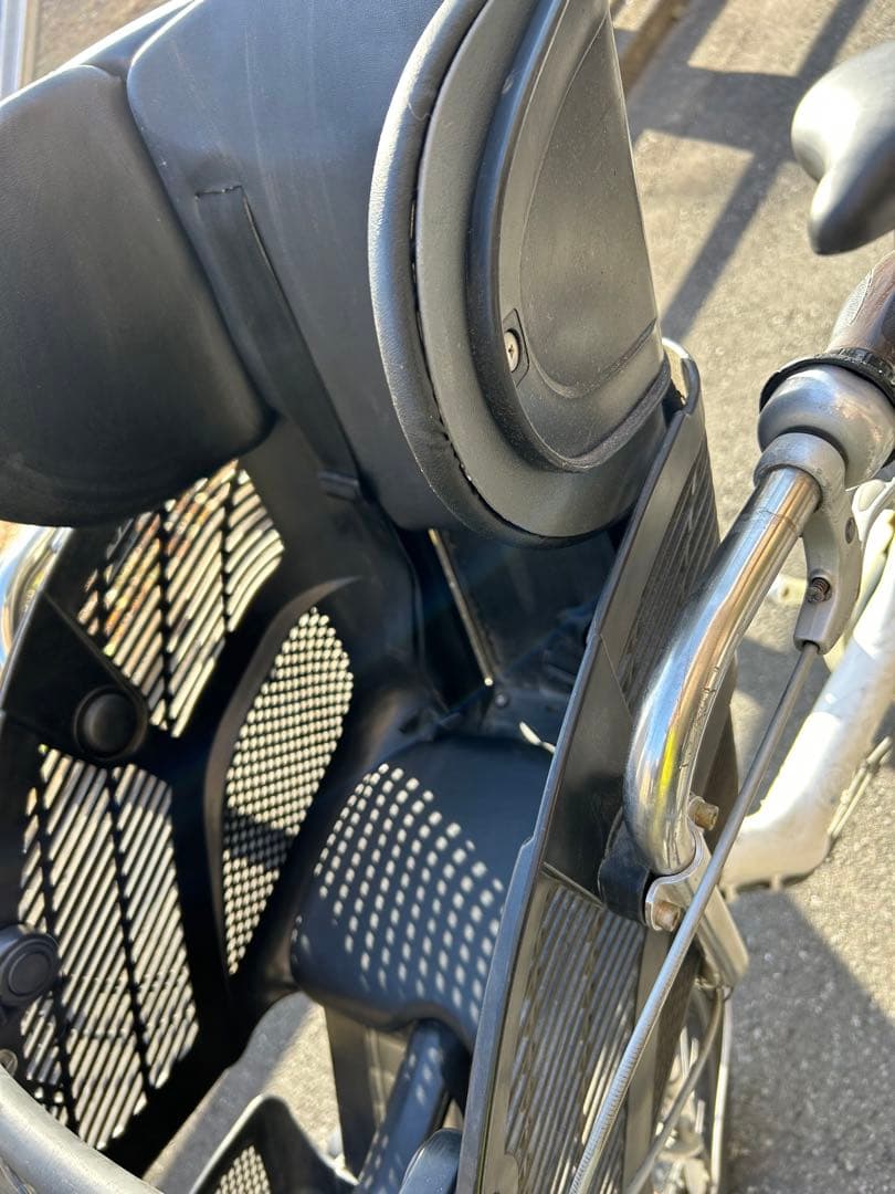 子供乗せ自転車ブリヂストン2人乗り20インチ 白　内装3段変速