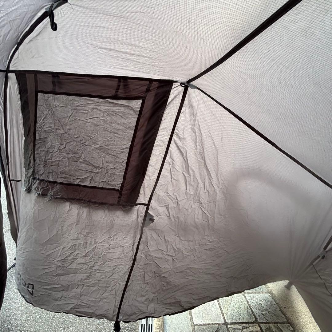 DOD BIKE IN ライダーズバイクインテント グレー　ソロキャンプ