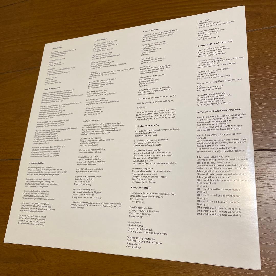 坂本慎太郎　ナマで踊ろう　レコード海外版