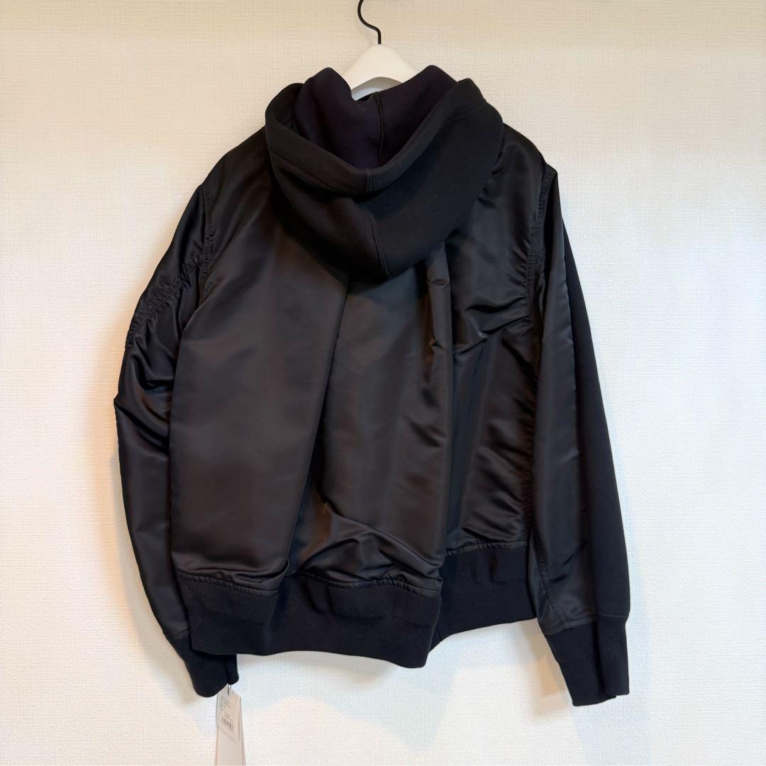 サカイ sacai Sponge Nylon Twill Hoodie パーカー