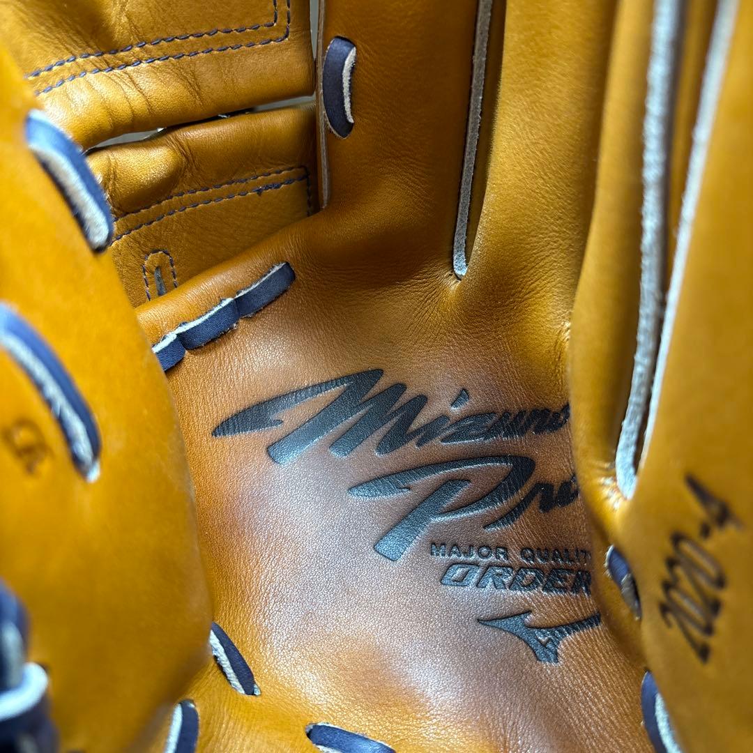 ミズノプロオーダーグローブ　特殊指カバー　田中将大モデル