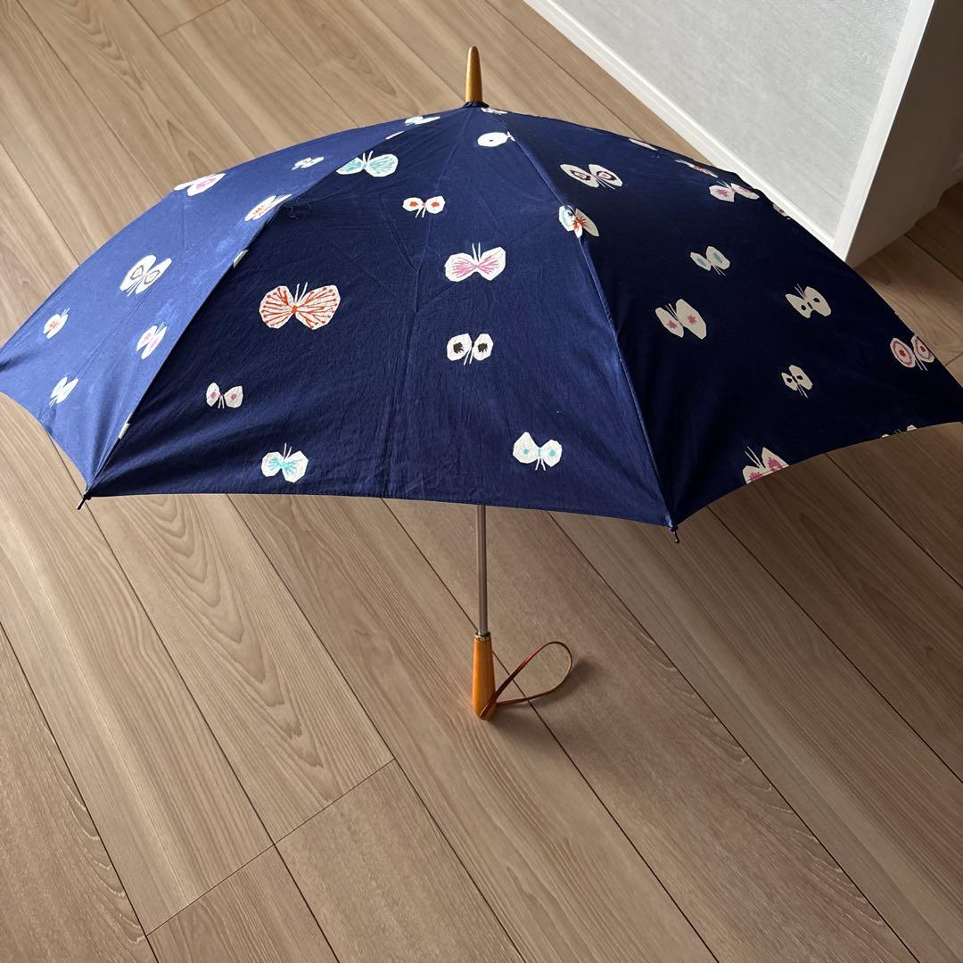 ミナペルホネン　エルショップ限定　晴雨兼用折りたたみ傘　hana hane