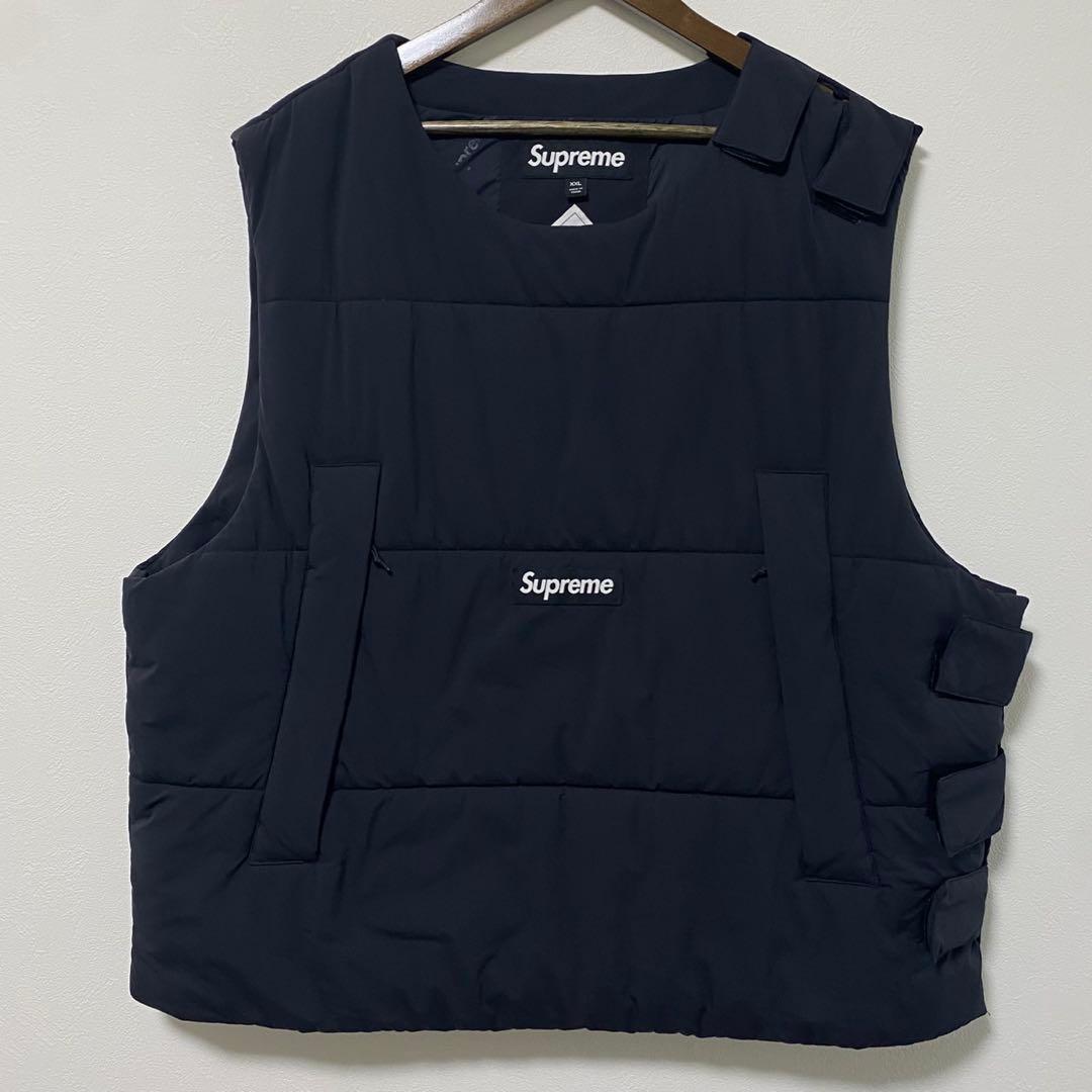 【Supreme】ベスト ゴアテックス 黒 WINDSTOPPER(O0008)